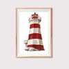 Watercolor Lighthouse 3