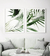 Abstract Palm Leaves Set