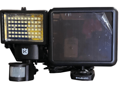 Reflector Led Solar 60 Leds Sensor Movimiento Luz Seguridad Kushiro