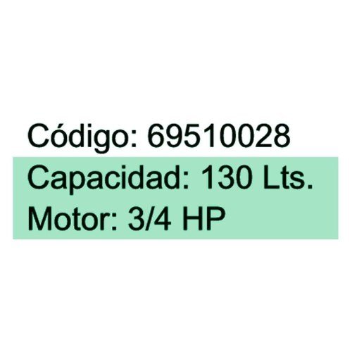 Hormigonera Mezcladora 130lt Reforzada Motor 3/4 Hp Trompito