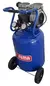 COMPRESOR FEMA 1,3HP-x 50 LT.220 V-VERT.SUP.SILEN.-C.SECO AZUL - Oxigeno Alvarez Srl