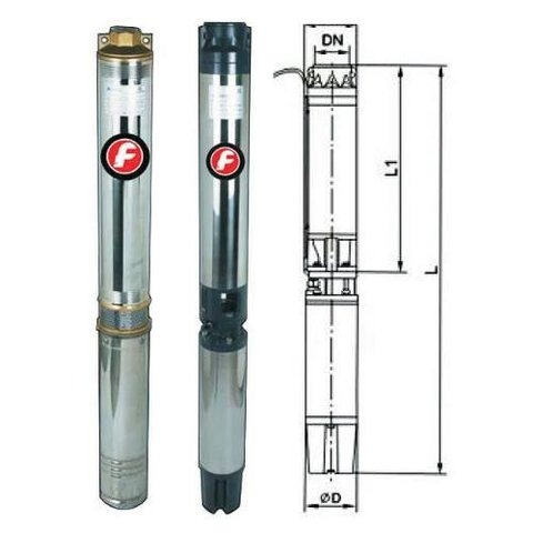 Electro Bombas Sumergible Agua 6 Pulgadas 75 Hp 380v 55 Kw