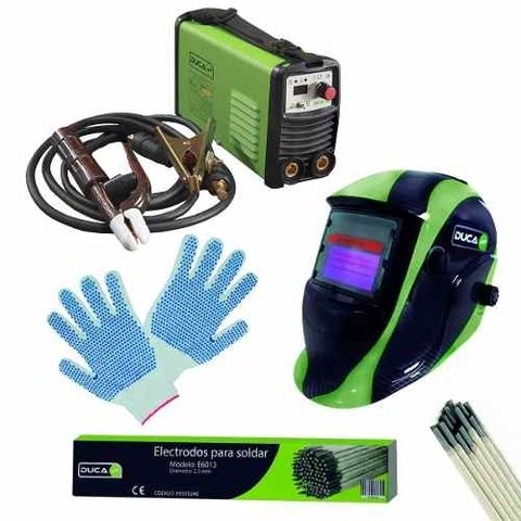 Soldadora Inverter Duca Sp160 + Mascara Fotosensible Guantes