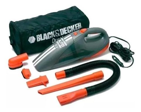 Aspiradora Auto 12v Av1500 Black + Decker Portatil + 5 Acce