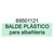 Balde Plástico Albañileria Baldes Albañil Mezcla - comprar online