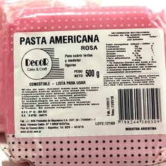 Pasta americana Rosa x 500 gr DECOR