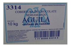 Chocolate Cobertura Semiamargo x kg Aguila 3314