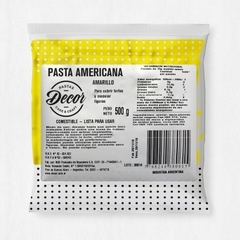 Pasta americana Amarilla x 500 gr DECOR