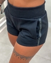 SHORT MOLETOM SPORT - PRETO