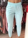 CALÇA JOGGER ROLA MOÇA VERDE ÁGUA