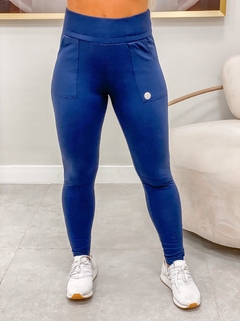 CALÇA MOLETINHO - AZUL MARINHO - comprar online