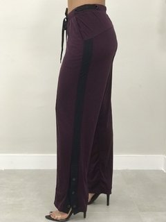 CALÇA ESPORTE BOTÕES - VINHO - comprar online