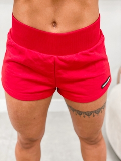 SHORT MOLETOM - VERMELHO - comprar online