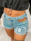 SHORT VAZADO - JEANS