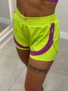 SHORT ALTO GIRO - VERDE COM RECORTES