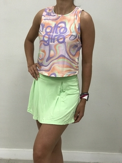 SAIA BEACHTENIS - VERDE - Incorpore Fit - Moda Fitness