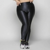 LEGGING 3D - PLUS SIZE PRETA