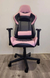 Sillon Gamer Negro con Rosa Apoyabrazos 3D Reclinable 180 grados