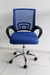 Silla de Oficina Mesh Respaldo Medio Azul