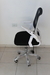 Silla Mesh Ergonomica con Apoyo Lumbar Estructura Blanca y Mesh Negro - comprar online