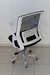 Silla Mesh Ergonomica con Apoyo Lumbar Estructura Blanca y Mesh Negro en internet