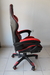 Silla Gamer Phantom Negro con Rojo con Apoyapies Reclinable - Torre Fuerte SRL