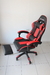 Silla Gamer Phantom Negro con Rojo con Apoyapies Reclinable