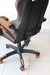 Imagen de Silla Gamer Phantom Negro / Naranja Reforzada con Apoyapies Reclinable