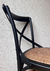 Silla Cross negra con cruz de madera - comprar online