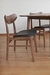 Mesa extensible a 194cm de madera oscura - comprar online