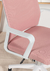 Silla Marsella blanca tapizado rosa - comprar online