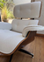 Sillon Miller ecocuero blanco