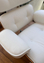 Sillon Miller ecocuero blanco