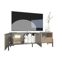 Rack Tv 150 Gris con Madera 4251 en internet