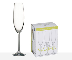 Copa Cristal Bohemia Máxima Champagne 230ml