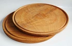 Plato madera algarrobo