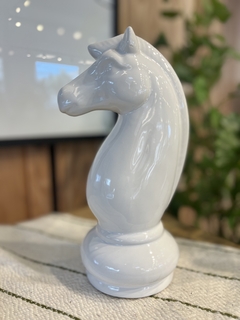 Pieza de ajedrez caballo blanco - comprar online