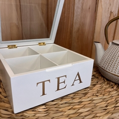 Caja de té 4espacios - comprar online