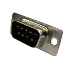 CONECTOR DB09 MACHO P/ SOLDA