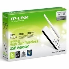 WIRELESS - ADAPTADOR USB 150 MBPS TL-WN722N TPLINK - comprar online