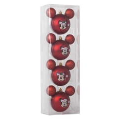 ENFEITE BOLA DE NATAL MICKEY E MINNIE C/ 04