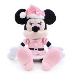 PELÚCIA MINNIE NOEL ROSA 40CM DISNEY