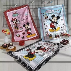 KIT 03 PANOS DE COPA SWEET SHOP MICKEY E MINNIE