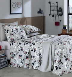 KIT COLCHA PIQUET CASAL MICKEY E MINNIE