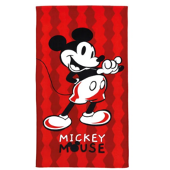 TOALHA DE PRAIA MICKEY VERMELHA - Magia e Fantasia