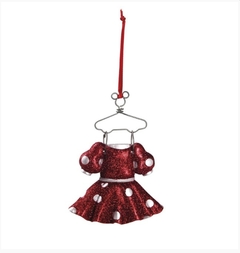 ENFEITE VESTIDO MINNIE NATAL DISNEY