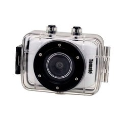 Câmera Filmadora Hd 720p À Prova D'água Sport 5mp Branca - comprar online