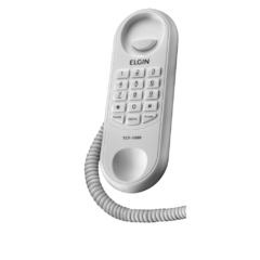 Telefone com Fio Modelo Gôndola TCF 1000 Branco - Elgin - CellCenter