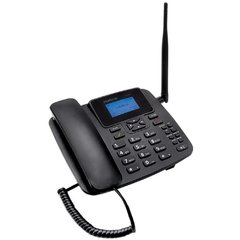 Kit Telefone Celular Fixo CF4201 GSM com Identificador de Chamada, Viva Voz + Antena + Cabo - comprar online