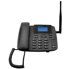 Kit Telefone Celular Fixo CF4201 GSM com Identificador de Chamada, Viva Voz + Antena + Cabo - comprar online